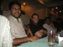 Shameer and Iyad at dinner in Trivandrum
