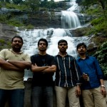 Group picture: Imthi, Nishanth, Sebi and Nygil