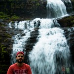 Iyad Tibi at waterfalls